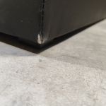 Łóżko kontynentalne GOLD 5 160x200 - Soft 11 - czarna ekoskóra - OUTLETU