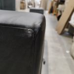 Łóżko kontynentalne GOLD 5 160x200 - Soft 11 - czarna ekoskóra - OUTLETU