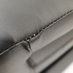 Łóżko kontynentalne GOLD 5 160x200 - Soft 11 - czarna ekoskóra - OUTLETU