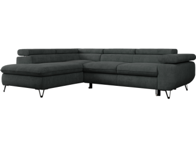 Narożnik PETER L - Matana 05 - ciemny szary - OUTLETU