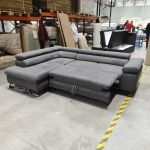 Narożnik PETER L - Matana 05 - ciemny szary - OUTLETU