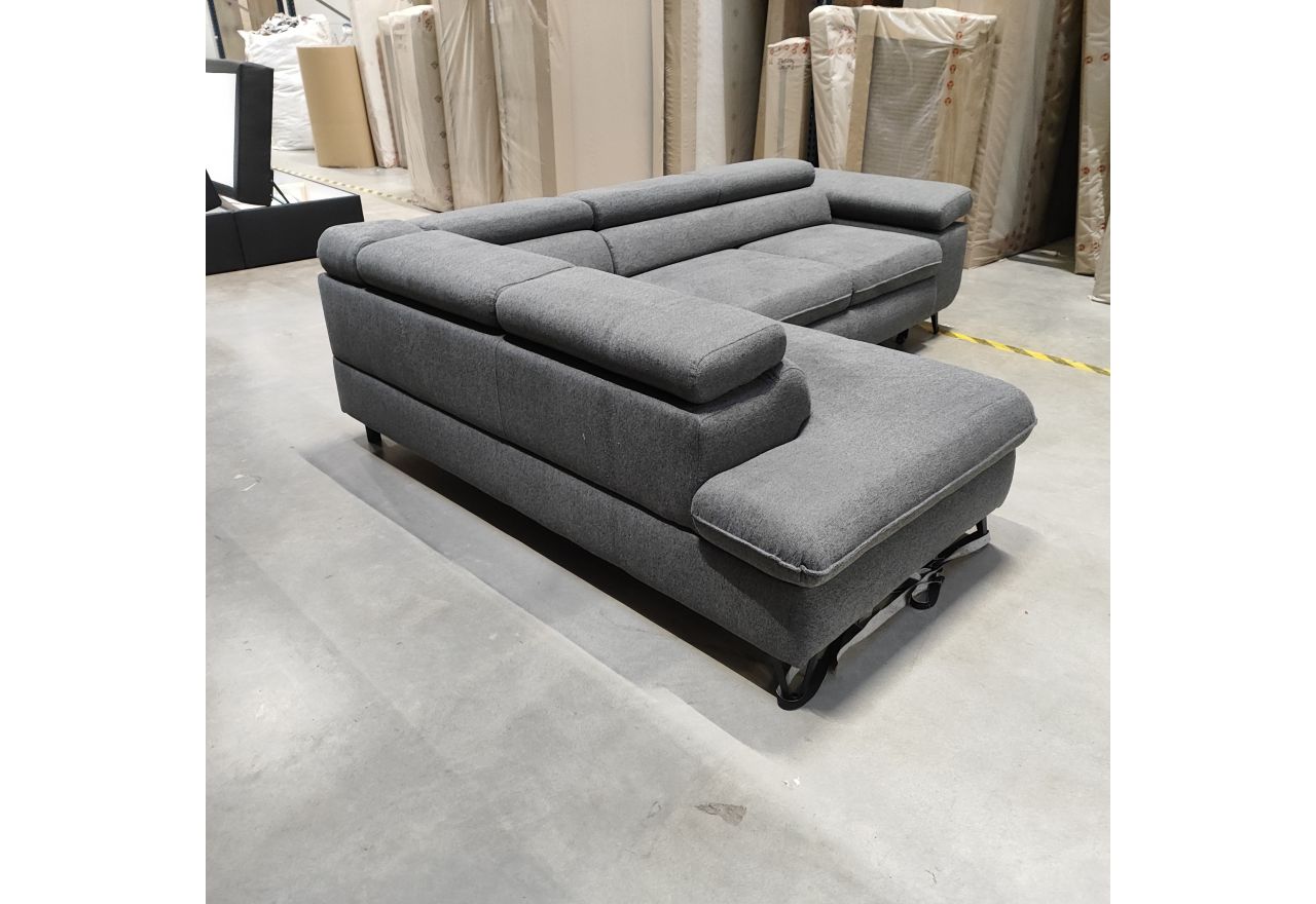 Narożnik PETER L - Matana 05 - ciemny szary - OUTLETU