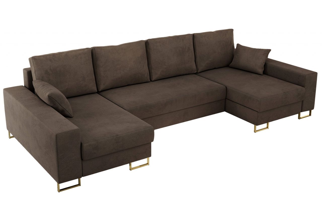 Narożnik DORIAN U - Monolith 15 - brązowy - OUTLET