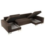 Narożnik DORIAN U - Monolith 15 - brązowy - OUTLET