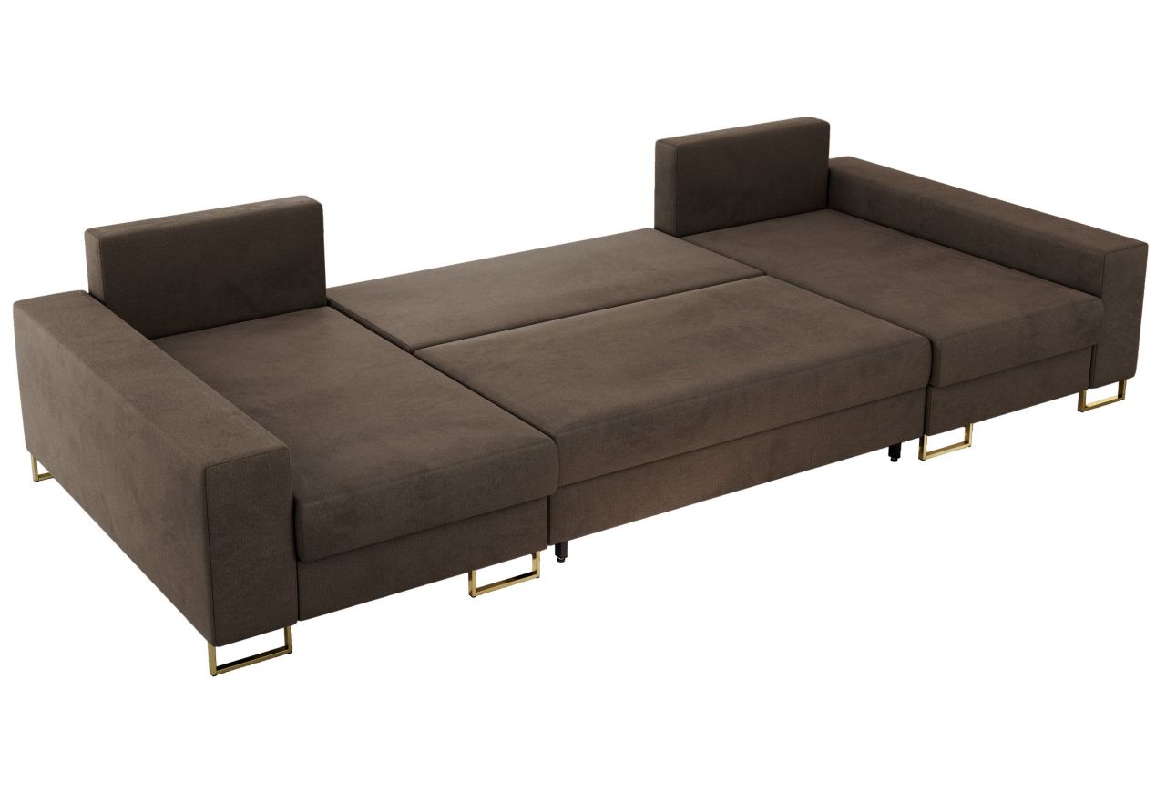 Narożnik DORIAN U - Monolith 15 - brązowy - OUTLET