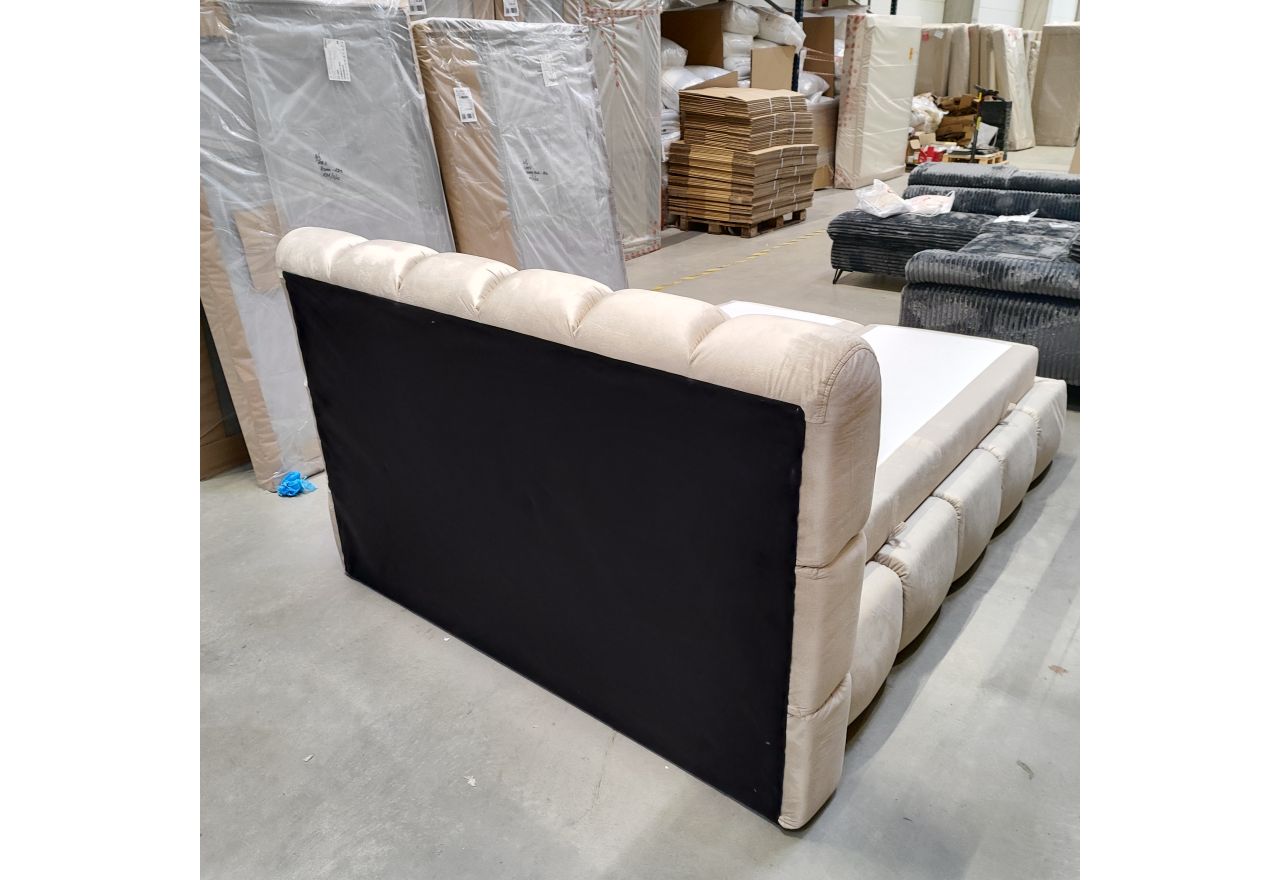 Łóżko kontynentalne NIRA 140x200 - Monolith 02 - OUTLET