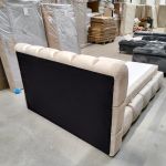 Łóżko kontynentalne NIRA 140x200 - Monolith 02 - OUTLET