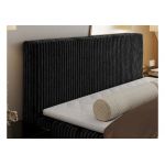 Łóżko kontynentalne TILIANO 180x200 - Tilia 100 - czarny - OUTLET