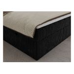 Łóżko kontynentalne TILIANO 180x200 - Tilia 100 - czarny - OUTLET