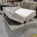 Łóżko kontynentalne TILIANO KING 200x200 - Tilia 01 - beżowy - OUTLETU