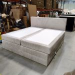 Łóżko kontynentalne TILIANO KING 200x200 - Tilia 01 - beżowy - OUTLETU