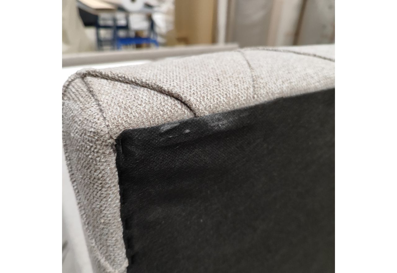 Łóżko kontynentalne MIREN DUO 200x200 - Matana 17 - beżowy - OUTLETU