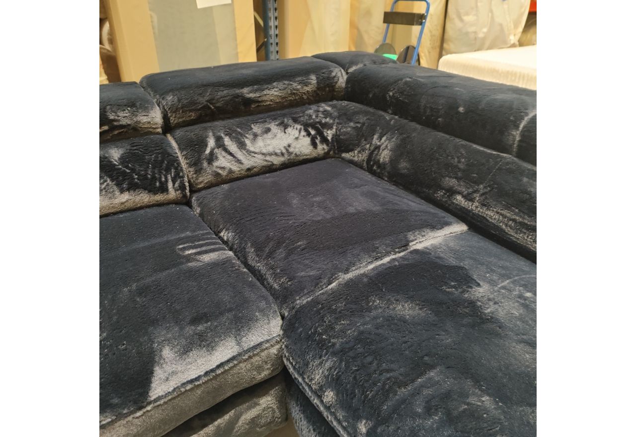 Narożnik PETER L - Lapit 19 - czarny - OUTLETU