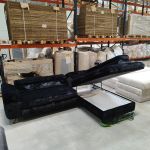 Narożnik PETER L - Lapit 19 - czarny - OUTLETU