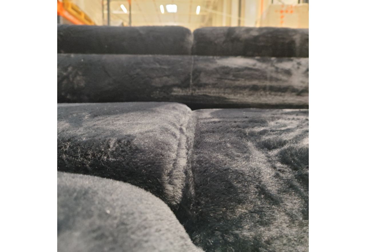 Narożnik PETER L - Lapit 19 - czarny - OUTLETU