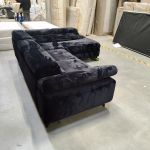 Narożnik PETER L - Lapit 19 - czarny - OUTLETU