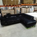 Narożnik PETER L - Lapit 19 - czarny - OUTLETU