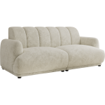 Sofa GERRA - kremowy, szenil grubo tkany