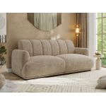 Sofa GERRA - beżowy, szenil grubo tkany