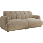 Sofa GERRA - beżowy, szenil grubo tkany