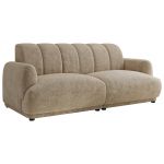 Sofa GERRA - beżowy, szenil grubo tkany