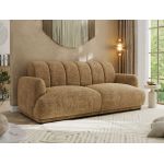 Sofa GERRA - jasnobrązowy, szenil grubo tkany