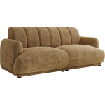 Sofa GERRA - jasnobrązowy, szenil grubo tkany