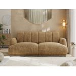 Sofa GERRA - jasnobrązowy, szenil grubo tkany