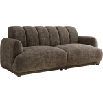 Sofa GERRA - brązowy, szenil grubo tkany