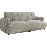 Sofa GERRA - jasnoszary, szenil grubo tkany