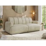 Sofa GERRA - kremowy, welwet