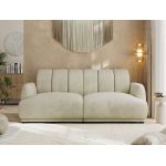 Sofa GERRA - kremowy, welwet