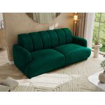 Sofa GERRA - ciemnozielony, welwet