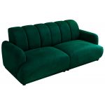 Sofa GERRA - ciemnozielony, welwet