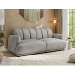 Sofa GERRA - jasnoszary, welwet