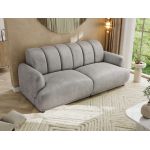 Sofa GERRA - jasnoszary, welwet