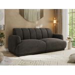 Sofa GERRA - ciemnoszary, welwet