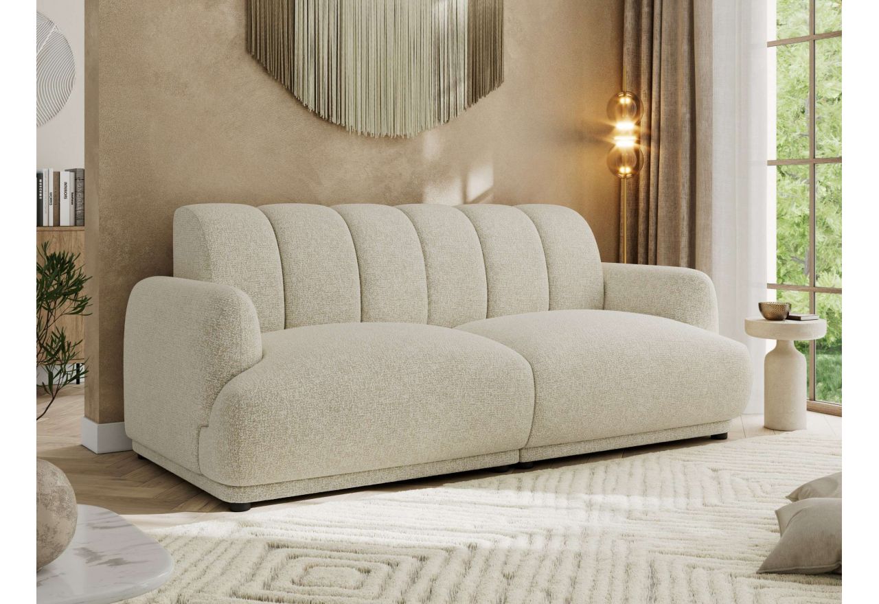 Sofa GERRA - kremowy, struktura
