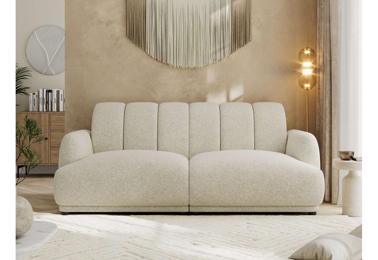 Sofa GERRA - kremowy, struktura