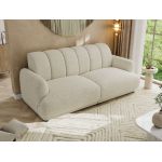 Sofa GERRA - kremowy, struktura