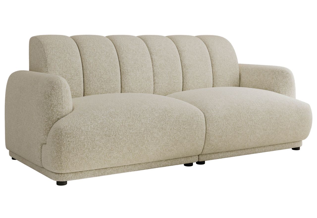 Sofa GERRA - kremowy, struktura