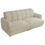 Sofa GERRA - kremowy, struktura