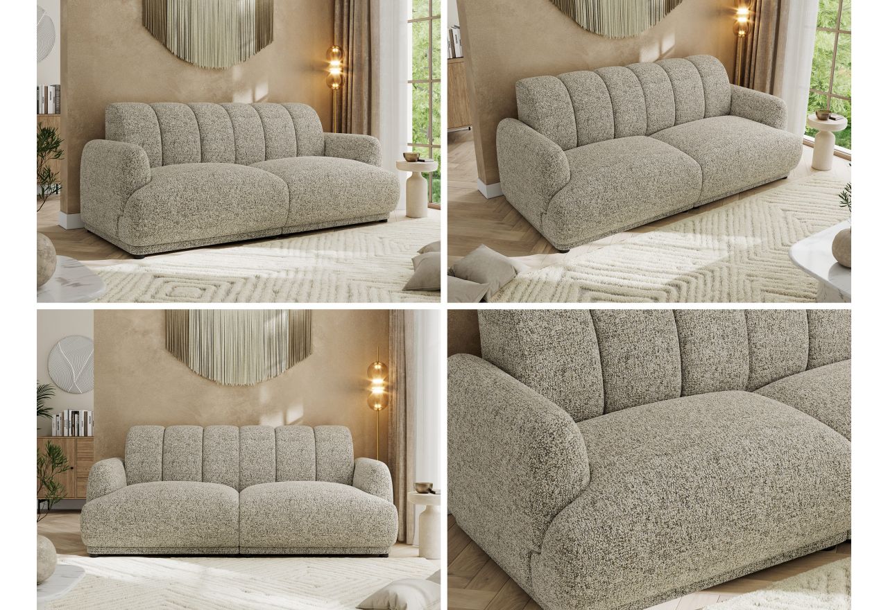 Sofa GERRA - beżowy, struktura