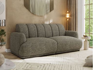 Sofa GERRA - szary, struktura