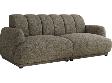 Sofa GERRA - szary, struktura