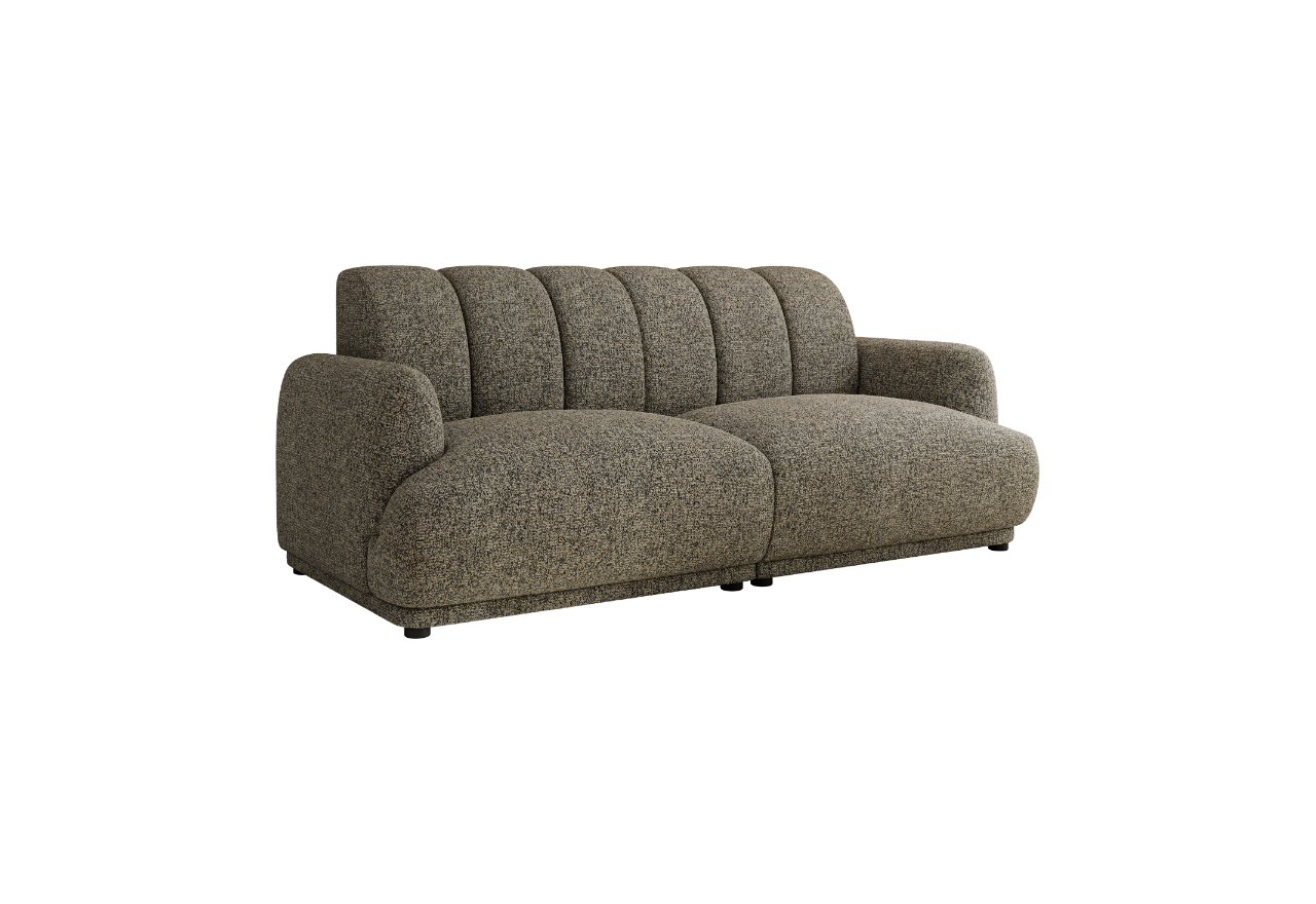 Sofa GERRA - szary, struktura