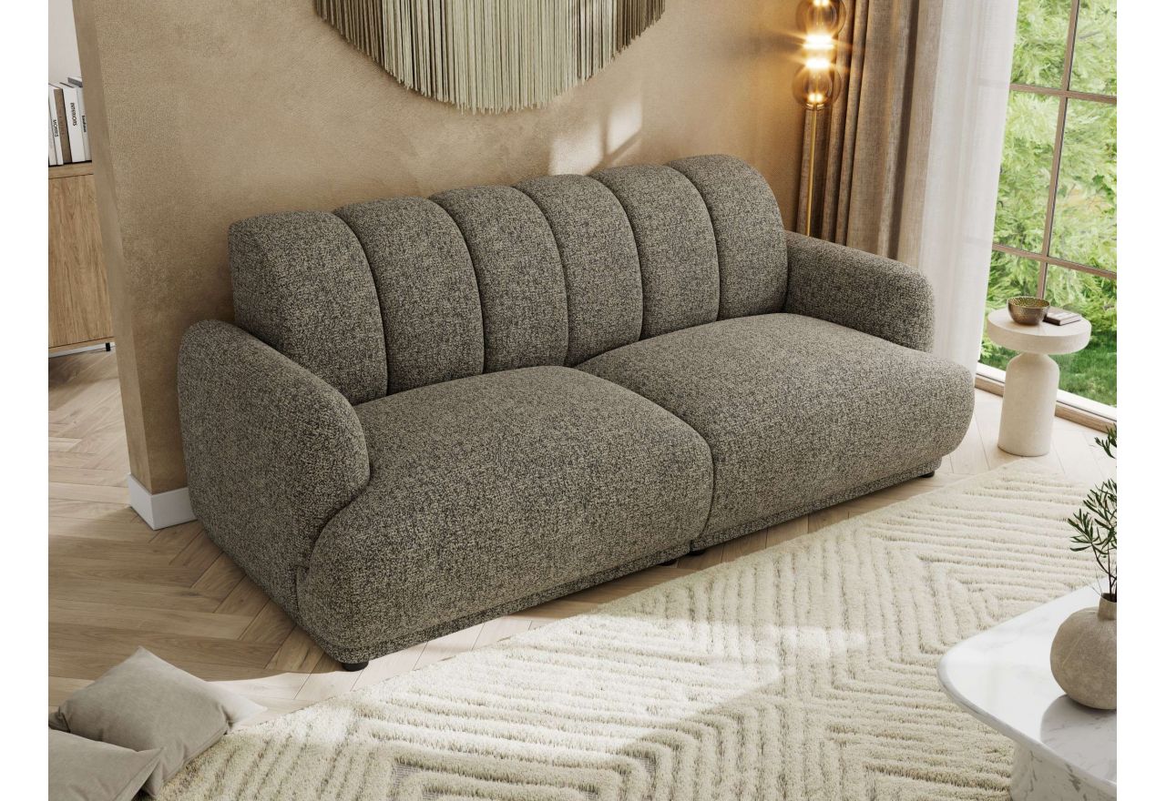 Sofa GERRA - szary, struktura