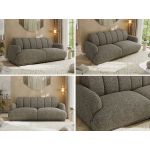 Sofa GERRA - szary, struktura