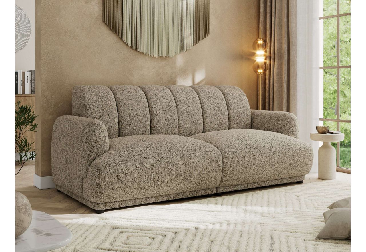 Sofa GERRA - ciemnobeżowy, struktura