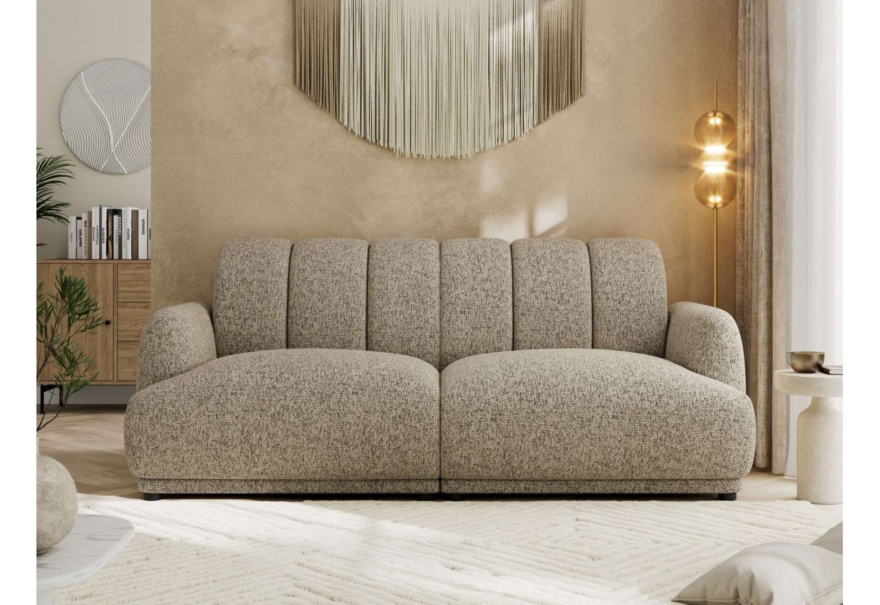 Sofa GERRA - ciemnobeżowy, struktura